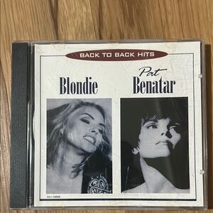 Blondie and Pat Benatar Back to Back Hits CD